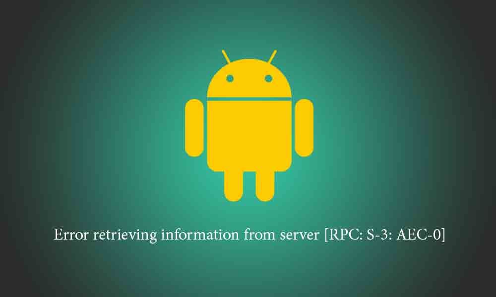 [RPC: S-3: AEC-0] Ошибка Google Play при получении информации с сервера